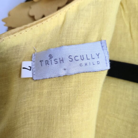Trish Scully Child Bianca Dress - SUNFLOWER - Size 7 - Picture 8 of 13